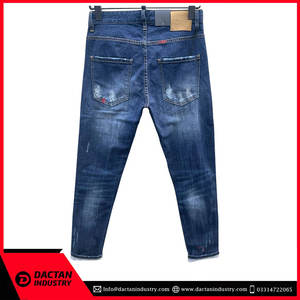 Pantalones vaqueros de mezclilla para mujer de nuevo estilo hechos en poliéster algodón pantalones vaqueros de cintura alta para mujer - Product Image 2