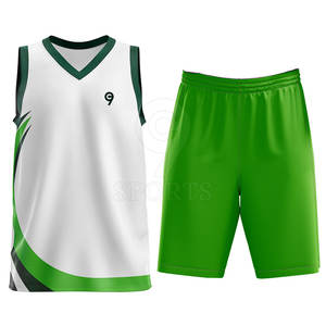 Ensemble de maillots de basket-ball pour hommes sublimés avec uniforme de basket-ball à séchage rapide à vendre - Product Image 1