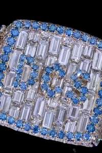 Square Design Custom Letter VVS Moissanite Diamond Iced Out Hip Hop Luxury 925 Sterling <b>silver</b> <b>Statement</b> <b>Ring</b> For Unisex - Product Image 5