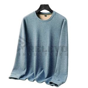 T-shirt décontracté pour homme à manches longues et col rond, coupe régulière, confortable, style sweat-shirt oversize - Product Image 6