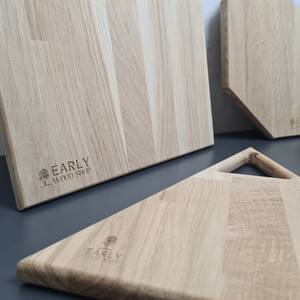 เขียงไม้แฮนด์เมดแบบยั่งยืนที่สร้างขึ้นโดยช่างฝีมือที่มีทักษะเหมาะสำหรับพ่อครัวที่ชื่นชอบวัสดุธรรมชาติ - Product Image 2