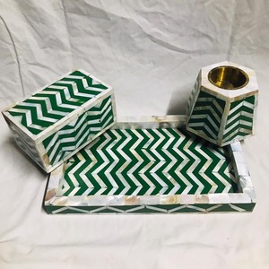 Juego de bandejas de incienso con incrustaciones de hueso de lujo para decoración del hogar, ideal para regalar, hecho a mano con detalles de primera calidad - Product Image 6