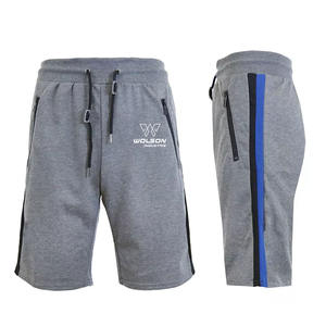 กางเกงวอร์มขาสั้นสำหรับผู้ชายและผู้หญิงกางเกงวอร์มสำหรับใส่วิ่งดีไซน์ล่าสุดขายส่งกางเกงวอร์มไม่มีลายสำหรับผู้หญิงใช้ได้ทั้งชายและหญิง - Product Image 1