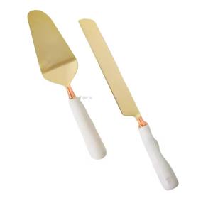 Cubiertos de Metal de Diseño Moderno, Juego de Cubiertos de Plata, Juego de Cubiertos de Metal de 4 Piezas para Servir Alimentos - Product Image 6