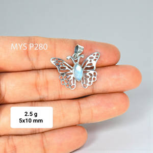 Pendentifs faits à la main par des artistes, en argent sterling 925 massif, prix de gros, bijoux - Product Image 1