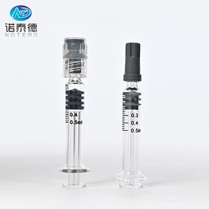 Jarum suntik tahan anak Logo kustom untuk kosmetik 0.5ml alat suntik kaca kunci Luer - Product Image 6