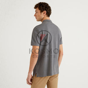 Sport pour hommes de haute qualité pour polo unisexe solide confortable à manches courtes col tournant T-Shirts Anti-rides caractéristique - Product Image 2