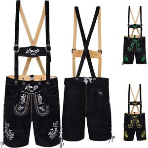 กางเกงเลเดอร์โฮเซินสีสวยยอดนิยม ผลิตจากโพลีเอสเตอร์ เอวสูง ขนาดสั่งตัดได้ สำหรับผู้ชายและเด็กผู้ชาย ใส่ได้ในช่วงฤดูร้อน - Product Image 3