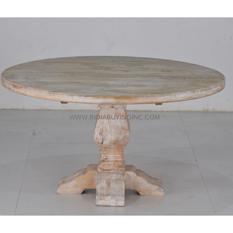 white wash dining table
