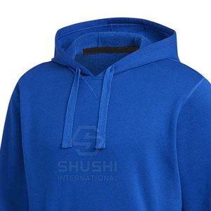 Streetwear superventas hombres sudaderas con capucha alta calidad sólido 100% algodón invierno su propio diseño personalizado en Stock - Product Image 5