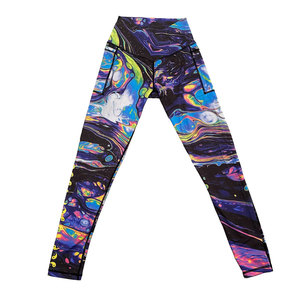 Custom women fitness <b>leggings</b> with logo breathable stretch fabric OEM design ideal for promotions gifting and bulk sales - Product Image 1