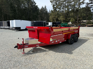 High Quality Factory Original Farm <b>Trailers</b> for Sale 7x14 High Side Dump <b>Trailer</b> and 6x12 Dump <b>Tractor</b> <b>Trailer</b> - Product Image 6