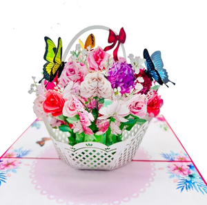 Tarjetas Pop Up de mariposa, tarjetas de animales de Origami, productos especiales personalizados, tarjetas de felicitación 3D, venta al por mayor, Vietnam - Product Image 6