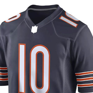 Ensemble en vrac personnalisé de maillots de football américain en maille pour équipes manches courtes caractéristiques respirantes et imprimées en vente - Product Image 6