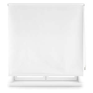 Persiana Enrollable Opaca Lisa Well Home - Blanco Hueso, 90 x 175 cm (ancho x largo)/Tamaño del tejido 87 x 170 cm - Product Image 1