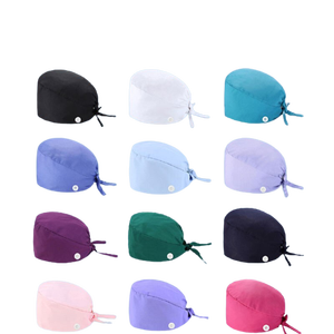 Gorro quirúrgico de algodón de tamaño personalizado con ajuste, gorros para fregar, gorro médico para hospital médico, enfermera, gorro para fregar - Product Image 5