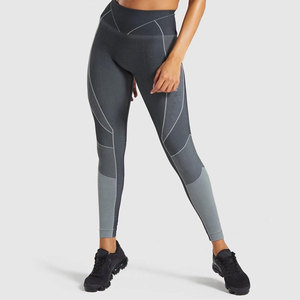 Conçu sur mesure grande taille femmes Yoga athlétique entraînement 2 pièces ensembles léger respirant solide motif vêtements de Yoga - Product Image 5