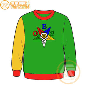 Sudadera de alta calidad para mujer, sudadera de invierno bordada de lana de algodón con estrella del Este, ropa griega, sudaderas OES - Product Image 3