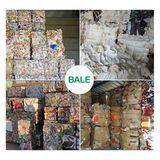 Presse à balles hydraulique verticale industrielle pour le compactage du papier, du plastique, du carton, des déchets métalliques, des textiles, des bouteilles en PET
