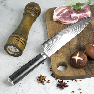 Cuchillos de Cocina Profesionales PRESTIGE BLADES, Cuchillo de Chef Forjado a Mano en Acero de Damasco, Acero en Polvo, Afilado, Ambidiestro, Apto para Lavavajillas - Product Image 2