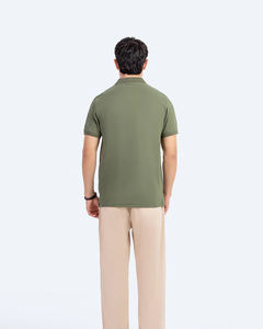 T-shirts personnalisés unisexe uni 100% coton produit à manches courtes classique couleur unie léger rapide OEM plaine golf personnalisé - Product Image 5