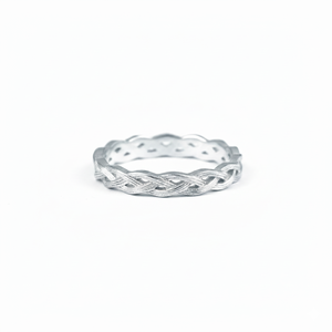 Anillo giratorio de estilo clásico de Plata de Ley 925 para mujer - Product Image 2