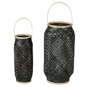 AmberVista Royal Metal Lantern with Detailed Patterns and Glass Windows Perfect for Warm Ethnic Ambiance - Product Image 2