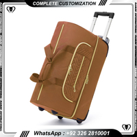 Ranum International RI-GT-1561 Maleta de Viaje Impermeable Personalizada de Oxford con Ruedas, Bolsa de Lona, Unisex, Logotipo Personalizado, Color Personalizado