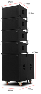 Système de sonorisation extérieur professionnel de haute qualité, enceinte passive de 10 pouces, équipement DJ, enceinte passive pour extérieur - Product Image 5
