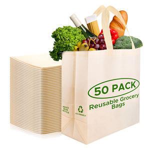 Sacs de courses en coton 100% personnalisés de haute qualité, vente en ligne, prix bas, sacs de courses imperméables - Product Image 4