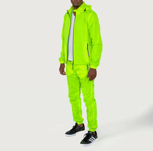 Sweat-shirt à capuche personnalisé et jogr Fabricant professionnel Léger 100% Nylon Color Block Survêtements pour hommes Hommes Jogging Survêtement Windbreak Survêtement Ensemble Heavyweight Baggy Plain Trak - Product Image 2