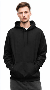 Sudadera Extra Grande para Mujer, Hombros Caídos, Manga Larga, Sudadera con Capucha, Top para Mujer, Sudadera de Forro Polar de 500 GSM - Product Image 6