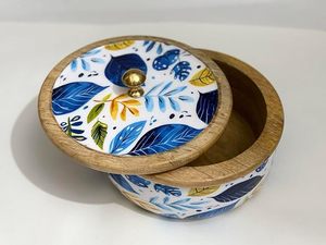 Caja de Madera Resistente para Chapati con Tapa Abatible para Regalos, Diseño Multifuncional Hecho a Mano, Mantiene los Rotis Suaves y Listos para Servir - AALIYAN IMPEX - Product Image 6