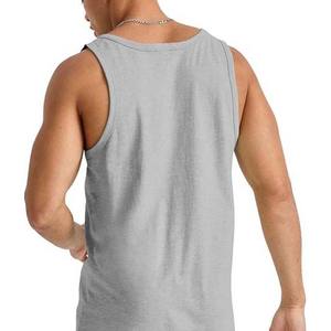 Top qualité hommes sport Gym débardeurs musculation maillots 220g coton Polyester entraînement gilet formation respirant débardeurs - Product Image 2