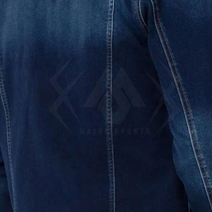 แจ็กเก็ตยีนส์สำหรับผู้ชายเสื้อแจ็กเก็ตผ้าฝ้ายระบายอากาศสำหรับใช้งานกลางแจ้งโลโก้ออกแบบได้ตามต้องการ - Product Image 6