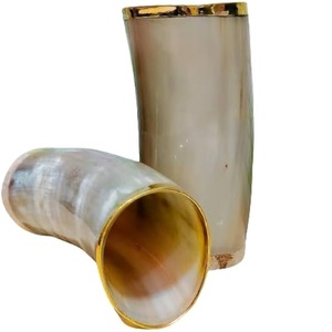 Vasos de barra hechos a mano de primera calidad de vidrio de cuerno natural más vendidos para fiestas a un precio asequible - Product Image 2