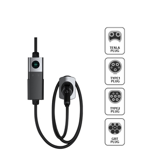 เครื่องชาร์จ <span class=keywords><strong>EV</strong></span> แบบพกพา32A gbt AC แบบเร็วสำหรับยานพาหนะกลางแจ้งที่เหมาะสมสำหรับ BYD Geely zeekr Xiaomi - Product Image 5