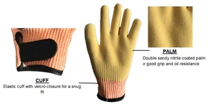 ถุงมือป้องกันการกระแทกระดับ5สำหรับคนงานเสื้อผ้านิรภัยอุตสาหกรรมสำหรับคนงาน - Product Image 6