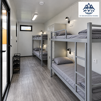 Villa Modulaire en Acier de Luxe de 40 pieds, Entièrement Meublée, Type Apple Pod House, pour Hôtels de Vacances et Séjours Premium