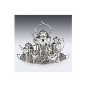 Service à thé en métal en acier inoxydable, de luxe, hôtel, Restaurant, Pots de service, finition brillante, ensemble de bouilloire arabe - Product Image 6