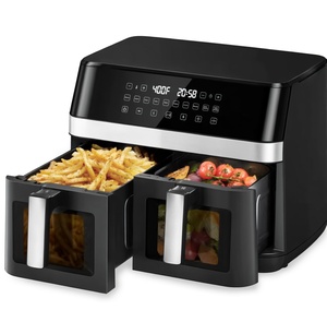 หม้อทอดไร้น้ำมันอัจฉริยะแบบดิจิตอล รุ่น Professional 12QT สองตะกร้า พร้อมหน้าจอสัมผัส วัสดุสแตนเลสเกรด A+ - Product Image 5