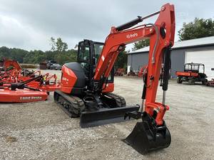 รถขุด U55-5 ปี 2021 มือสอง 12 ตัน บุ้งกี๋ 1.7 เมตร ยี่ห้อ POClain Kawasaki - Product Image 4