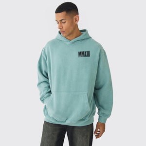 Sudaderas Básicas de Moda Otoño Invierno, Algodón de Alta Calidad Mezclado, Bordado Personalizado, Estampado Puff, Transpirable, Sólido para Hombre y Mujer - Product Image 1