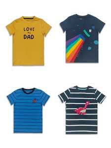 Hot New Boys Camiseta informal Pequeño diseño de dibujos animados Manga corta Cuello redondo Tops de verano Camiseta Ropa - Product Image 2