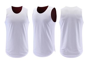 Servicio OEM, Camiseta de Baloncesto Reversible para Entrenamiento, Ropa Deportiva para Equipos, Antibacteriana, Sin Mangas, para Todas las Temporadas - Product Image 3