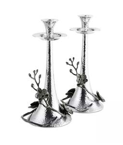 Couleur argentée pour la décoration de la maison Bougeoir Party Ware Lot de 2 - Product Image 2