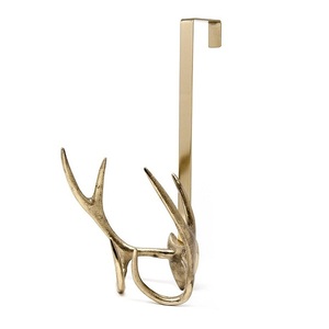 Metal <b>Wreath</b> <b>Hanger</b> for <b>Front</b> <b>Door</b> Christmas Decoration Metal Iron Christmas <b>Wreath</b> <b>Door</b> Hook for Restaurant - Product Image 3