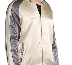 Blouson de baseball personnalisé pour hommes Blouson universitaire en satin brodé universitaire personnalisé pour hommes - Product Image 4