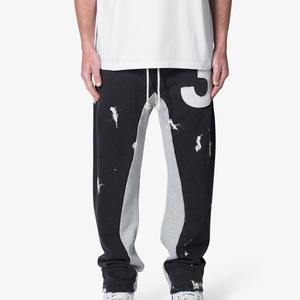 กางเกงวอร์มผู้ชายทรงโอเวอร์ไซส์ผ้าฟลีซหนานุ่ม ปี 2026 ลายทางด้านข้าง แห้งเร็ว เอวยางยืด เหมาะสำหรับวิ่งและออกกำลังกาย - Product Image 5