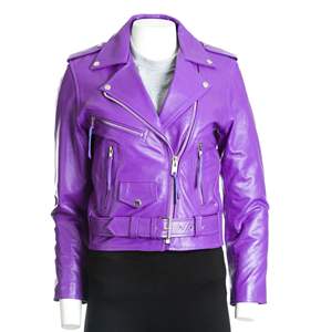 Chaquetas de cuero personalizadas de invierno para mujer, chaquetas de cuero de motocicleta con cuello levantado de Color sólido para hombre, servicio OEM ODM 2024 disponible - Product Image 5